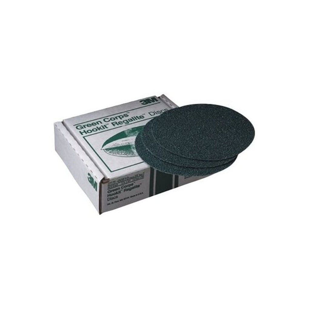 3M - 00524 - Green Corps Hookit Regalite Disc, 8 in, 40E, 25/Box