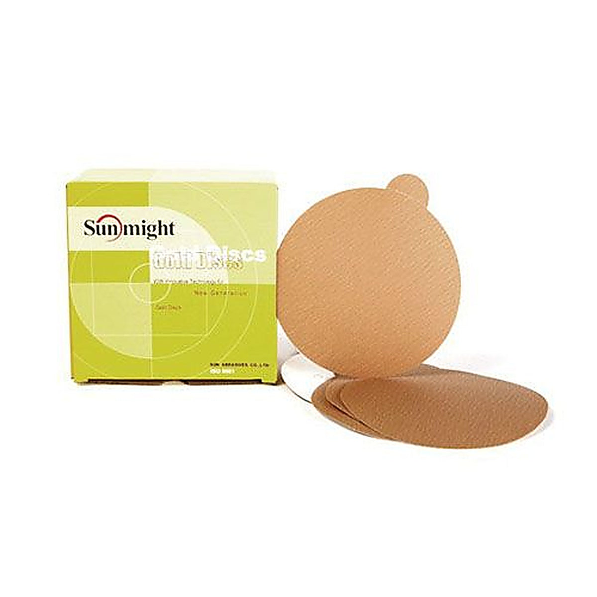 Sunmight - 00612 - Gold Open Coated Link Roll Sanding Disc, 6 Inch, P240 Grit, Premium Aluminum Oxide, PSA Attachment