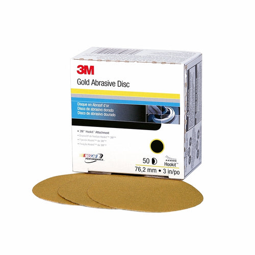 3M - 00912 - Hookit Gold Disc, 3 in, P500A