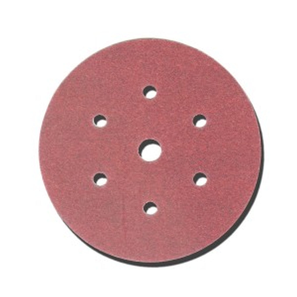 3M - 01147 - Red Abrasive Hookit Disc Dust Free, 6 in, P80D