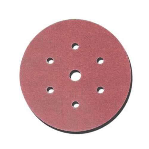 3M - 01147 - Red Abrasive Hookit Disc Dust Free, 6 in, P80D