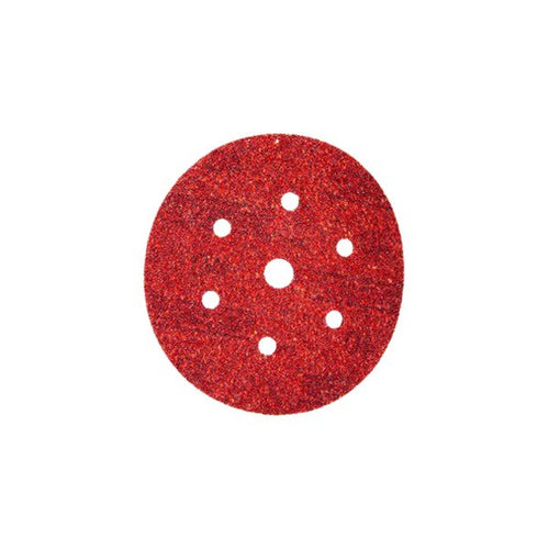 3M - 01148 - Red Abrasive Hookit Disc Dust Free, 6 in, 40, 25/box - 60455037725