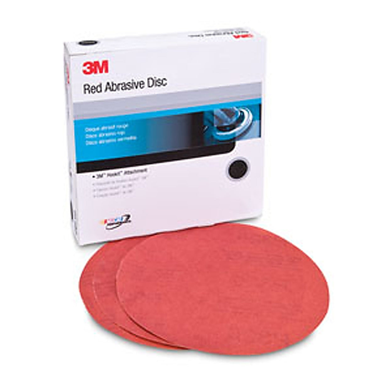3M - 01189 - Red Abrasive Hookit Disc, 6 in, P600