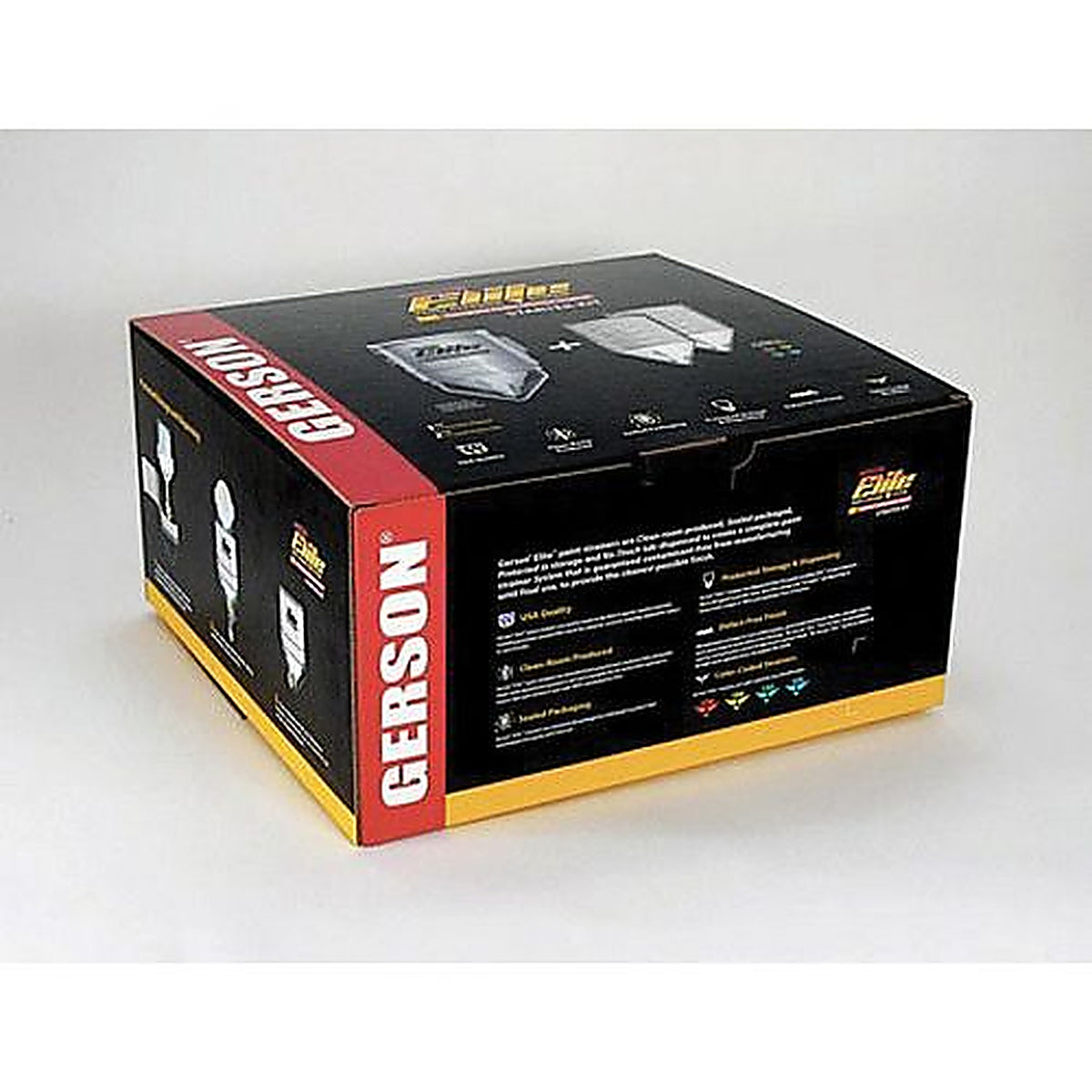 Gerson - 012001-010614Y - Elite Dispenser Starter Kit, Synthetic Mesh, Yellow Mesh
