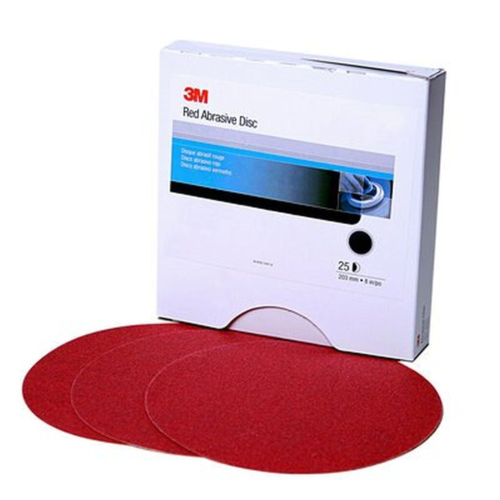 3M - 01291 - Red Abrasive Hookit Disc, 5 in, P800, 50/box - 60455051148