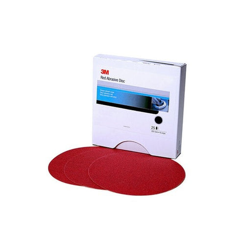 3M - 01291 - Red Abrasive Hookit Disc, 5 in, P800, 50/box - 60455051148