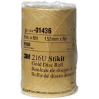 3M - 01436 - Stikit Gold Disc Roll, 216U, 6 in, P280A