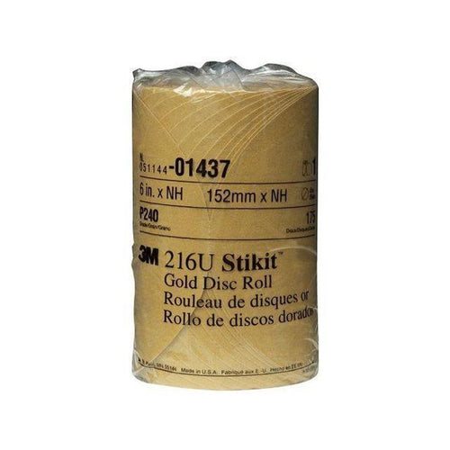 3M - 01437 - Stikit Gold Disc Roll, 216U, 6 in, P240A