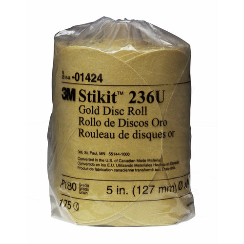 3M - 01439 - Stikit Gold Disc Roll, 236U, 6 in, P180A