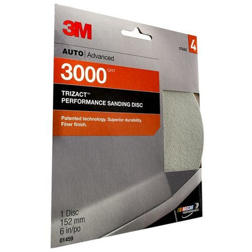 3M - 01459 - Trizact Performance Sanding Disc, 3000 Grit, 6 in