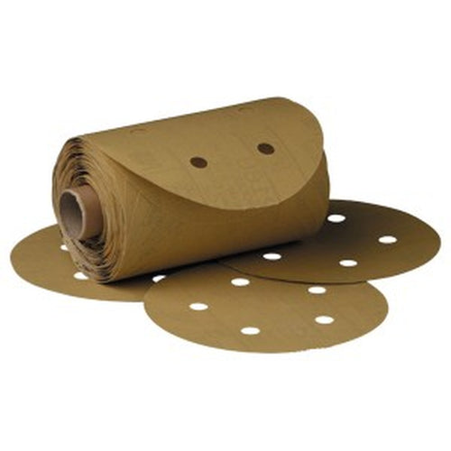 3M - 01620 - Stikit Gold Paper Disc Roll Dust Free, 216U, 5 in, P320A, 175/roll