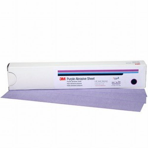 3M - 01864 - Purple Hookit File Sheet, P150, 2-3/4 in x 16-1/2 in