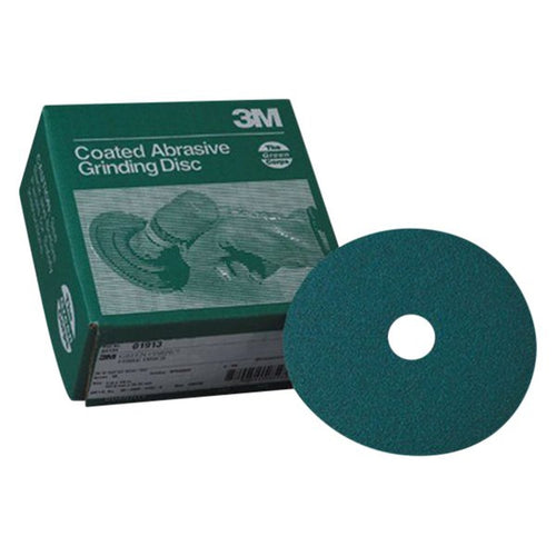 3M - 01913 - Green Corps Fibre Disc, 5 in x 7/8 in, 50, 20/box