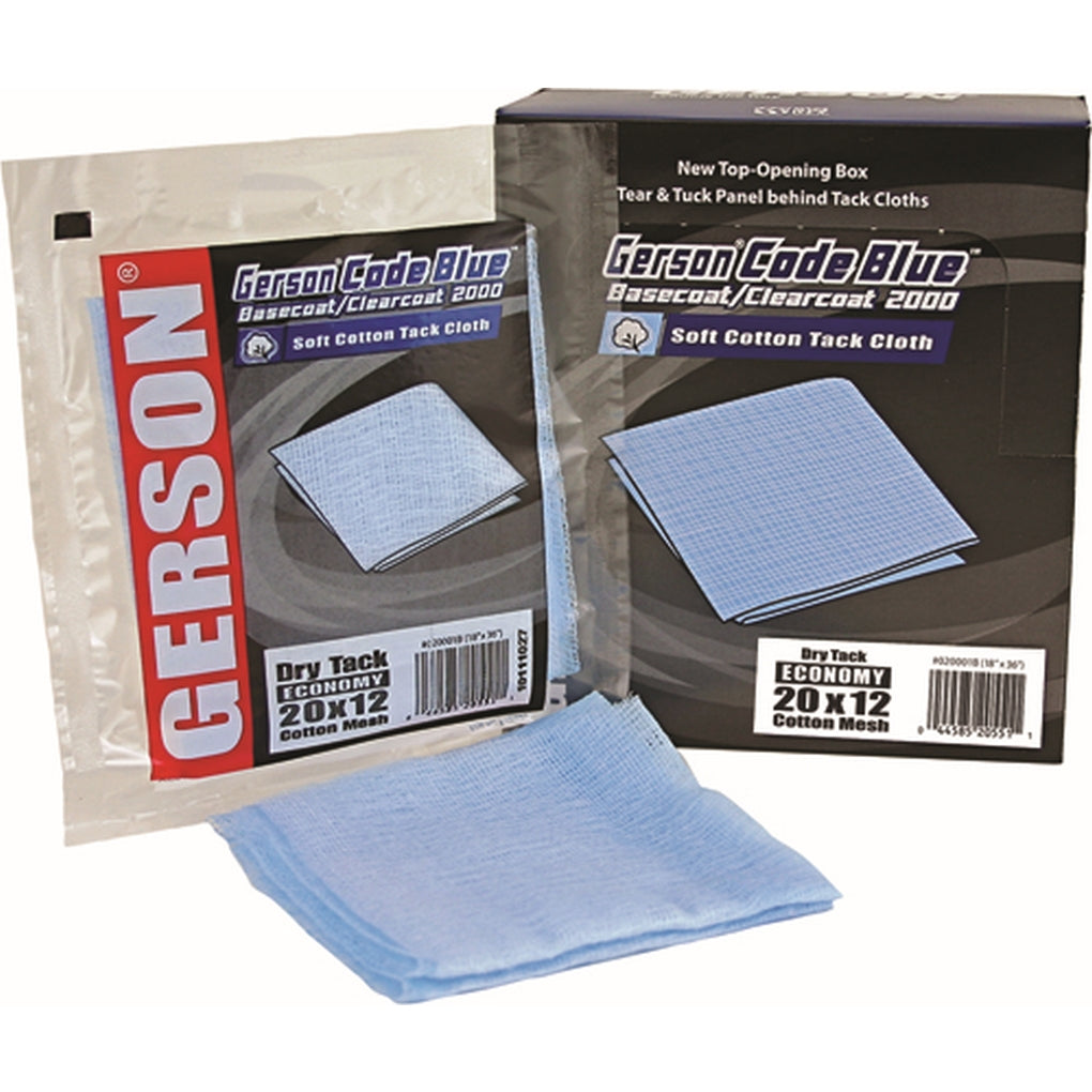 Gerson - 020001B - Economy Tack Cloths 20 x 12 Mesh - Blue