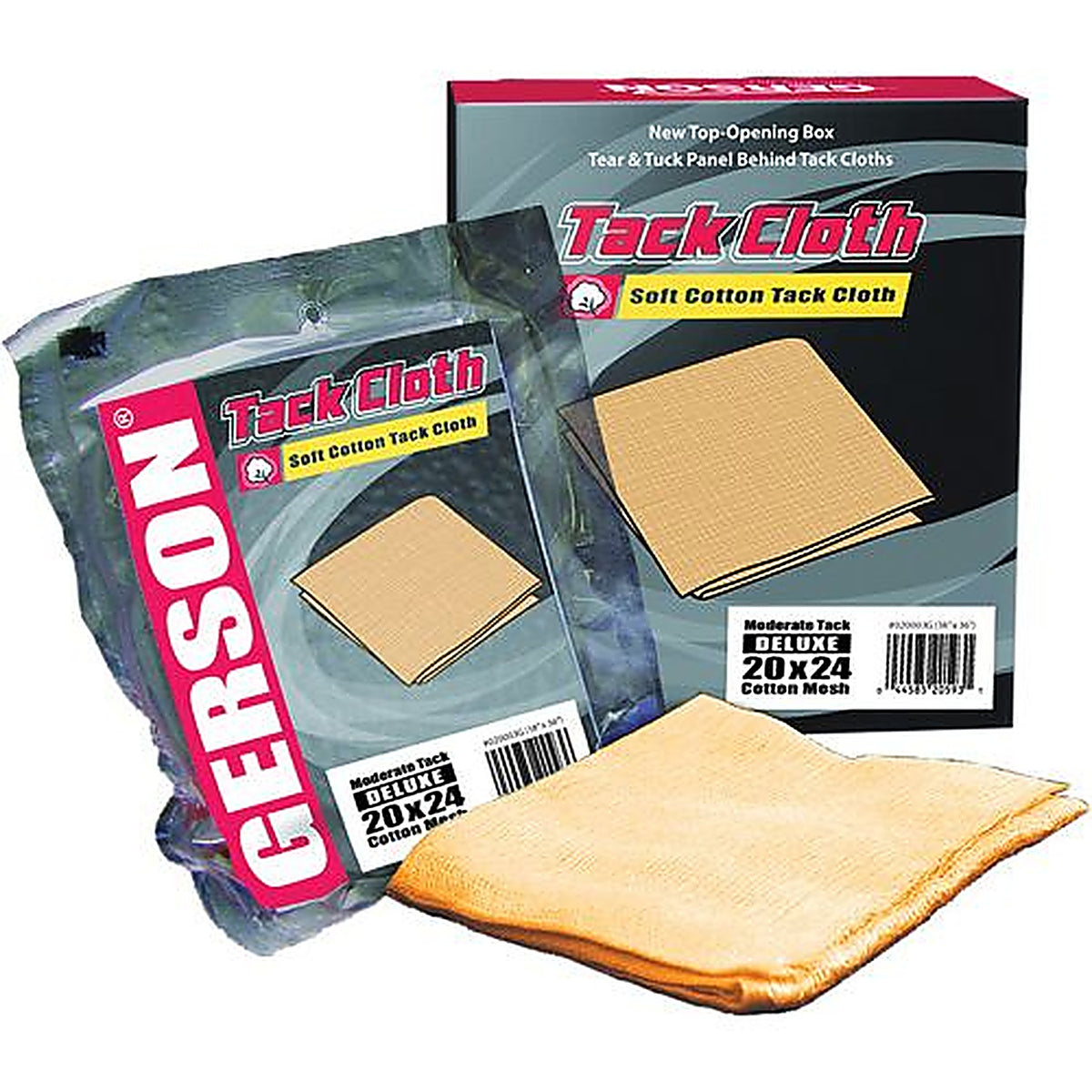 Gerson - 020003G - Tack Cloth - Moderate Tack, Gold Cotton, Deluxe (24 X 20) Mesh