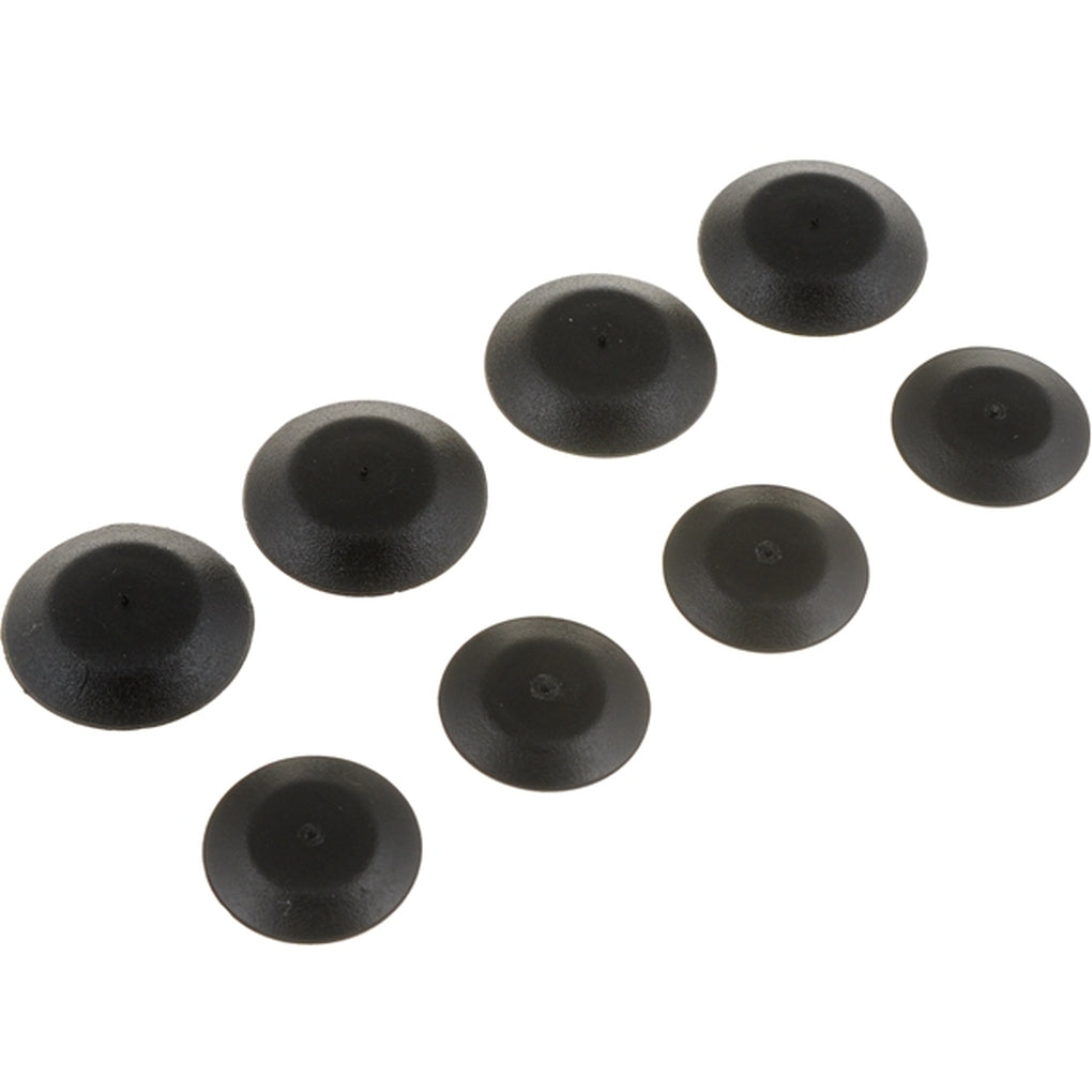 Dorman - 02411 - Universal Black Plastic Plug Button Assortment, 1/2, 3/8 In