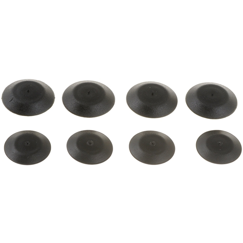 Dorman - 02411 - Universal Black Plastic Plug Button Assortment, 1/2, 3/8 In