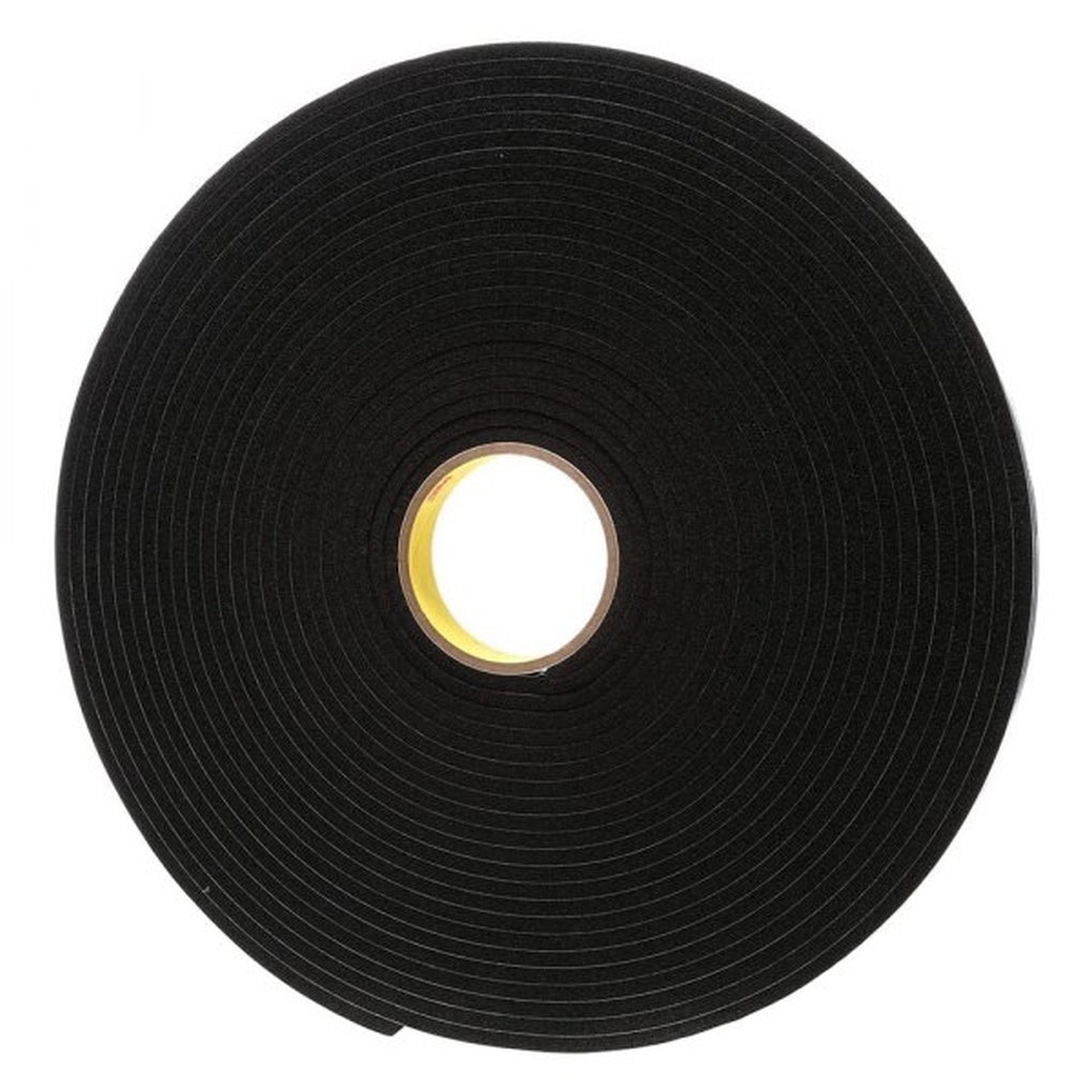 3M - 03320 - Vinyl Foam Tape 4504 Black, 1 in x 18 yard