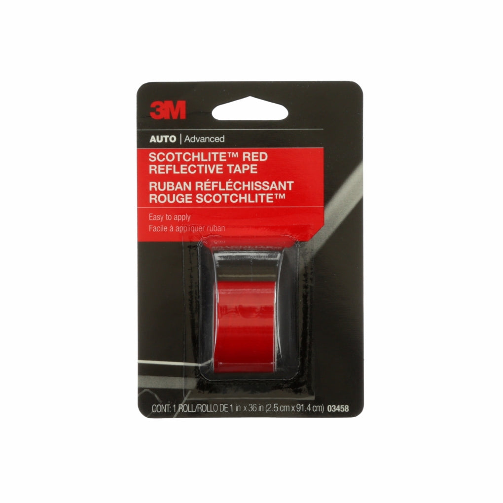 3M - 03458 - Scotchlite Reflective Tape, 1 in x 36 in, Red
