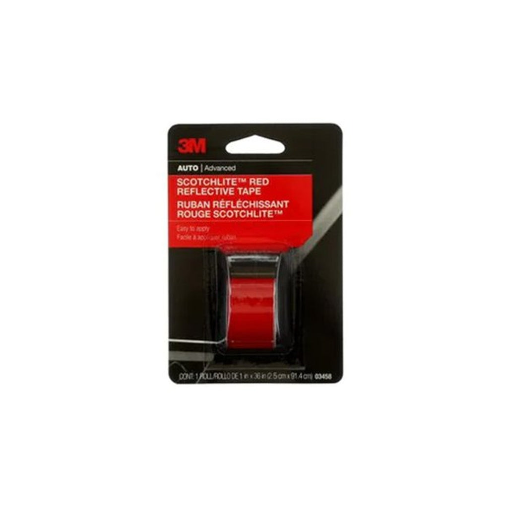 3M - 03458 - Scotchlite Reflective Tape, 1 in x 36 in, Red