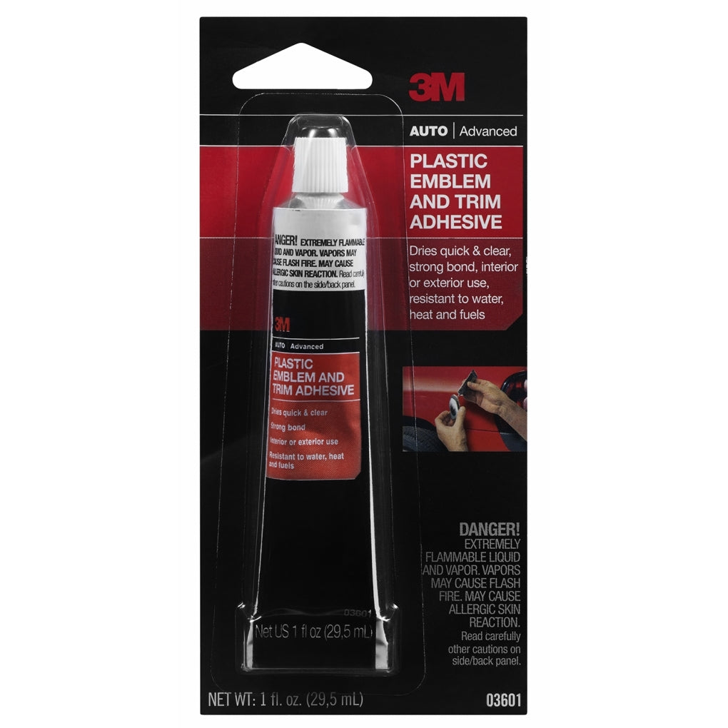 3M - 03601 - Plastic Emblem and Trim Adhesive 5oz.