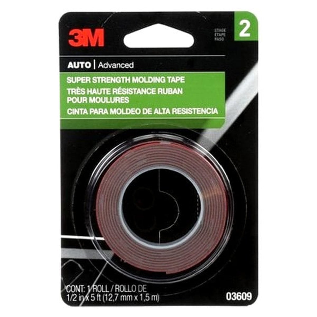 3M - 03609 - Scotch-Mount Molding Tape, 1/2 in x 5 ft