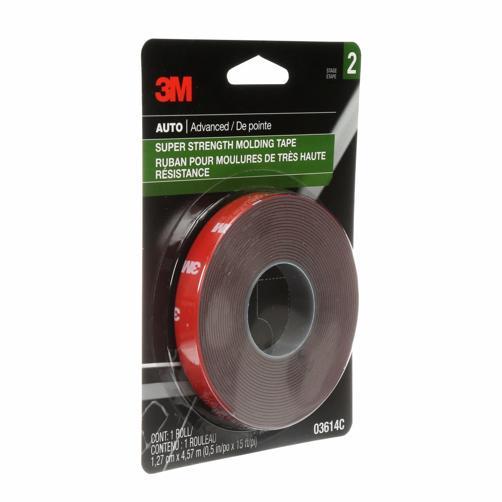 3M - 03614 - Scotch Mount Molding Tape, 1/2 in x 15 ft