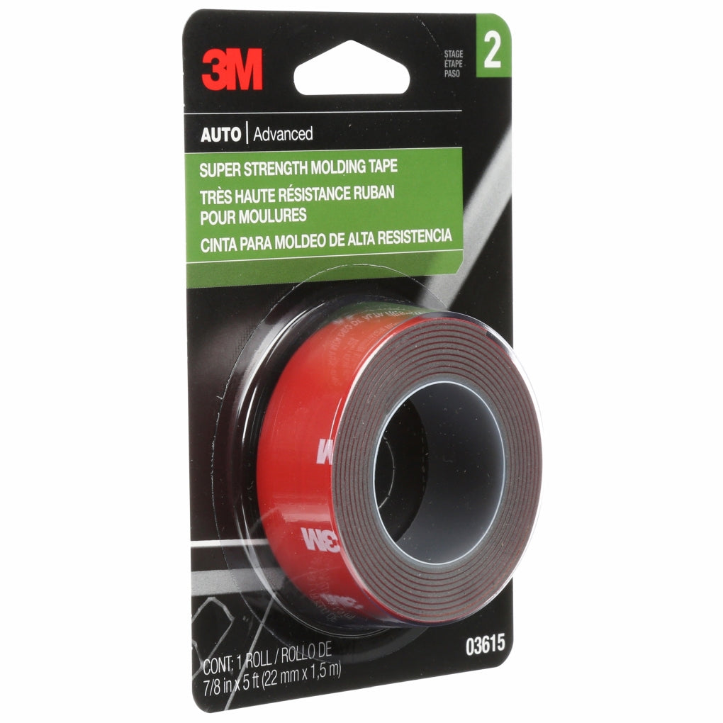 3M - 03615 - Scotch-Mount Molding Tape, 7/8 in x 5 ft