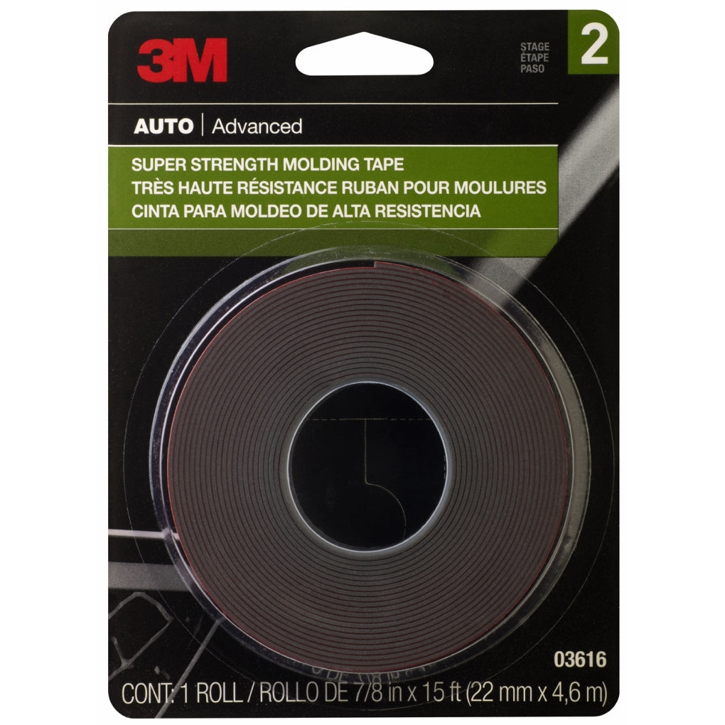 3M - 03616 - Scotch-Mount Molding Tape, 7/8 in x 15 ft