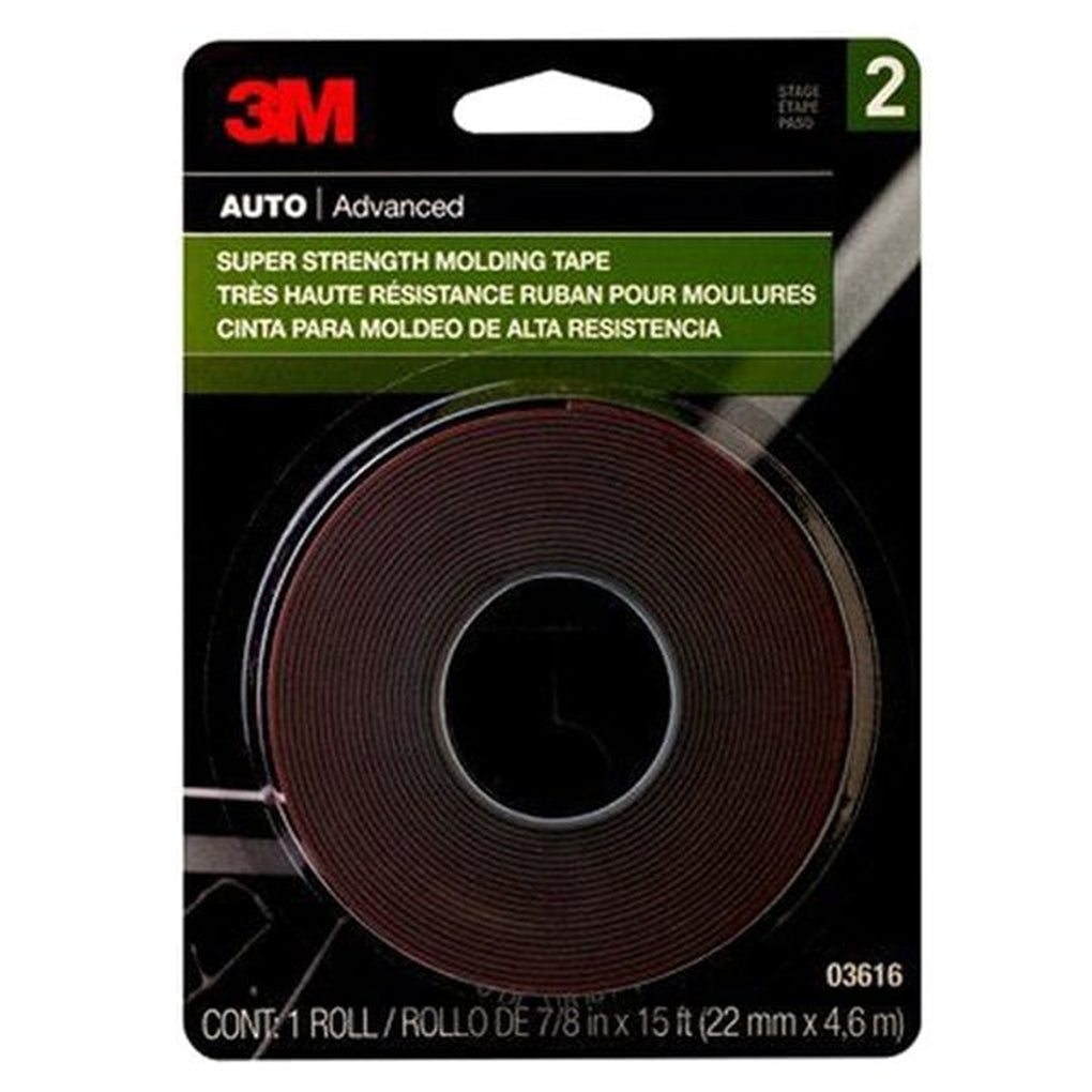 3M - 03616 - Scotch-Mount Molding Tape, 7/8 in x 15 ft