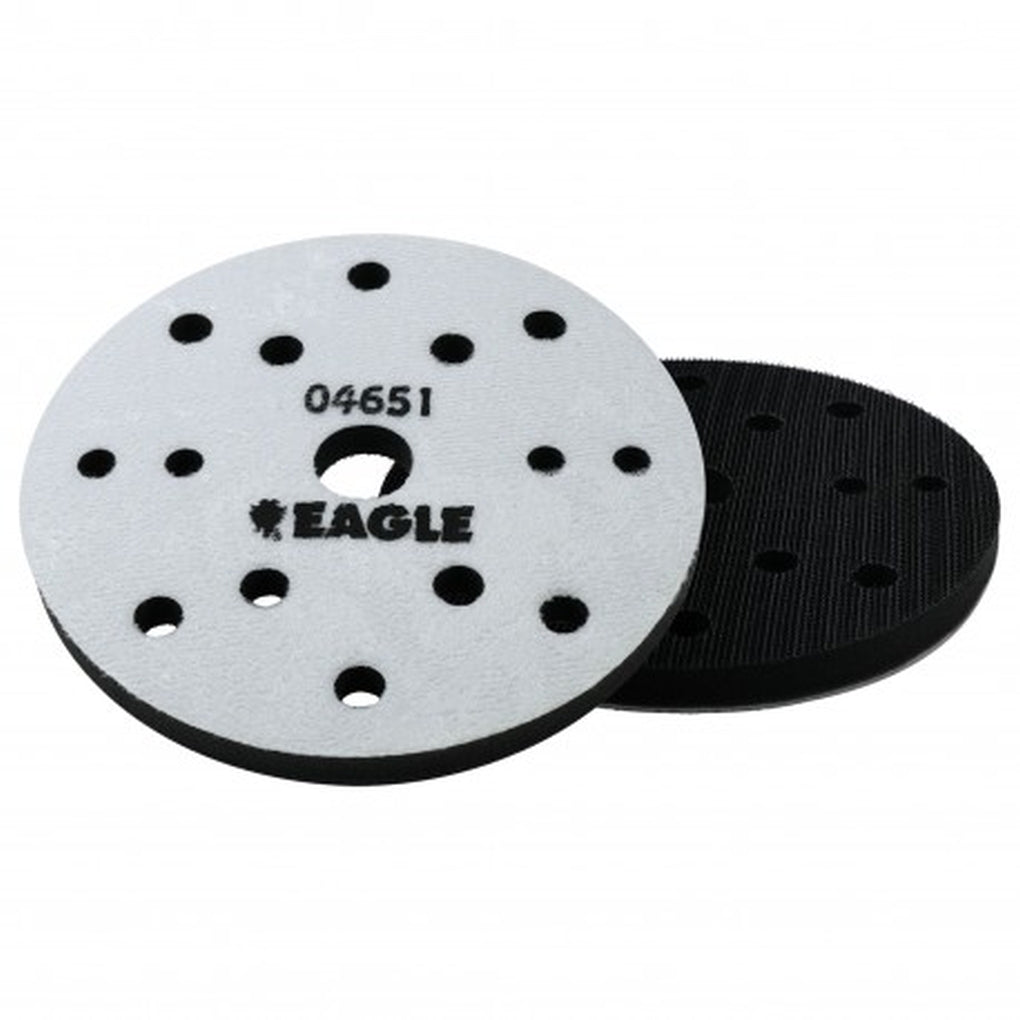 Eagle Abrasives|04651|KOVAX Interface Pad, 6 in Dia, Super-Tack Attachment, 15 Holes