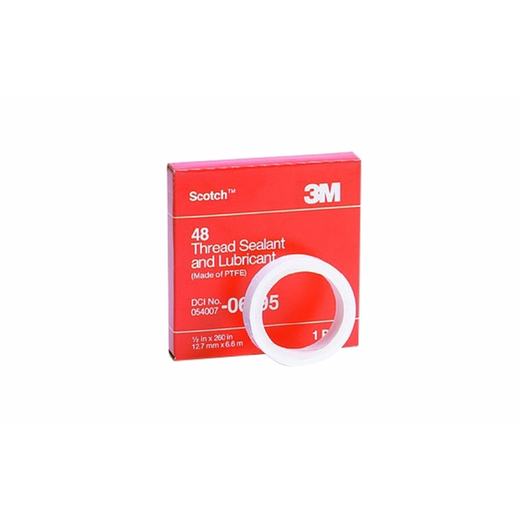 3M - 06196 - Scotch Pipe Thread Sealant Tape 48, 1/2 in x 520 in
