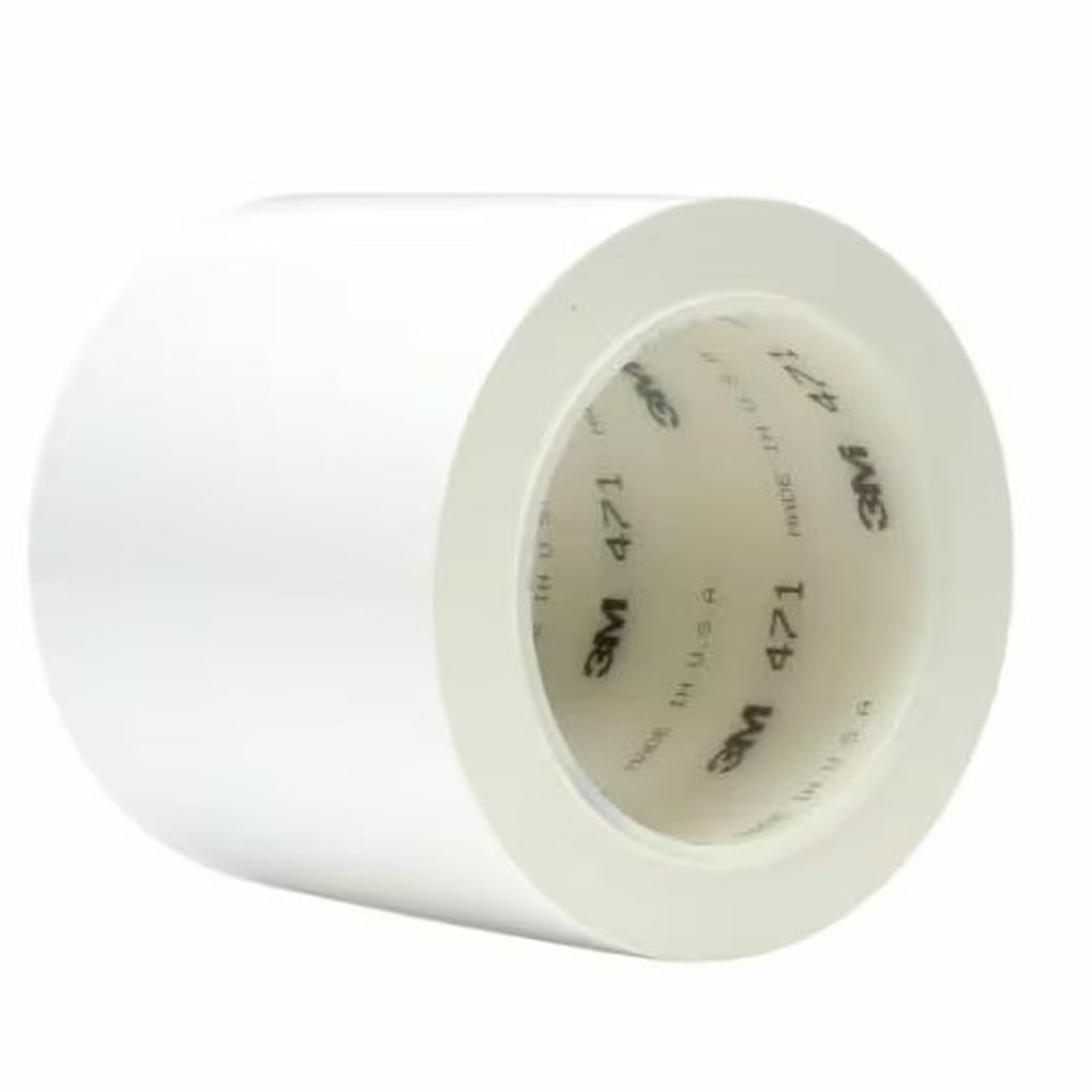 3M - 06466 - Vinyl Tape 471, White, 3 in x 36 yd - 70002414277