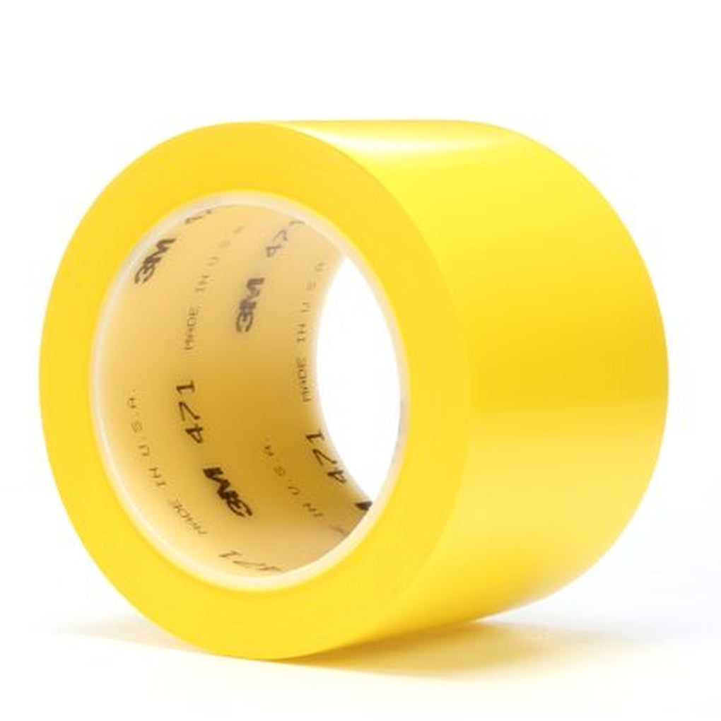 3M - 06470 - Vinyl Tape 471, Yellow, 3 in x 36 yd - 70002413246