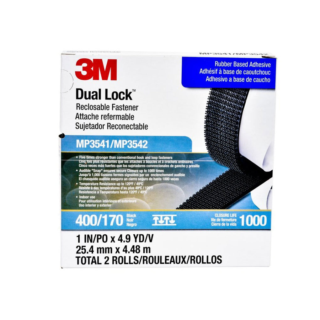 3M - 06483 - Dual Lock Reclosable Fastener System MP3541/MP3542 Black