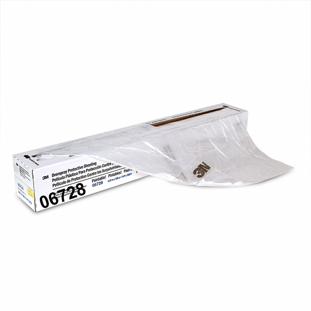3M - 06728 - Overspray Protective Sheeting, 16 ft x 350 ft