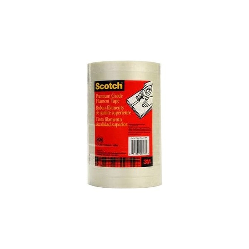 3M - 06897 - Scotch Filament Tape 898 Clear, 18 mm x 55 m - 70006788049