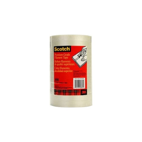 3M - 06897 - Scotch Filament Tape 898 Clear, 18 mm x 55 m - 70006788049