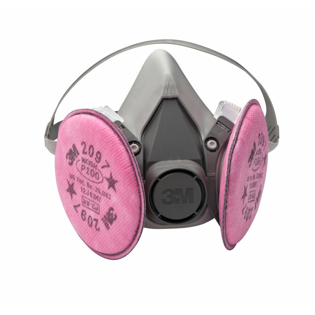 3M - 07182 - Half Facepiece Respirator Packout, Medium