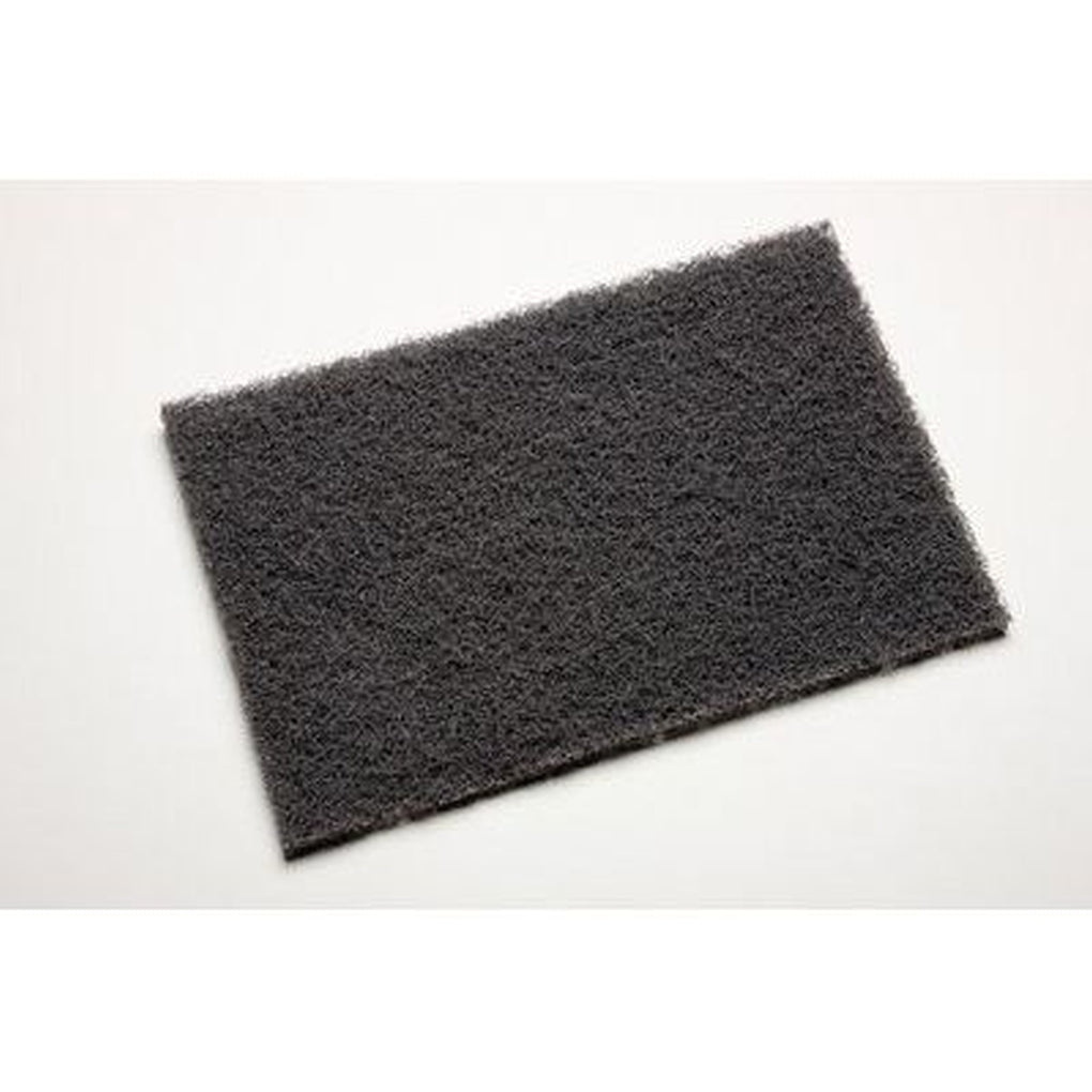 3M|07446|Scotch-Brite Blending Hand Pad, 6in W x 9in L, Medium, Gray
