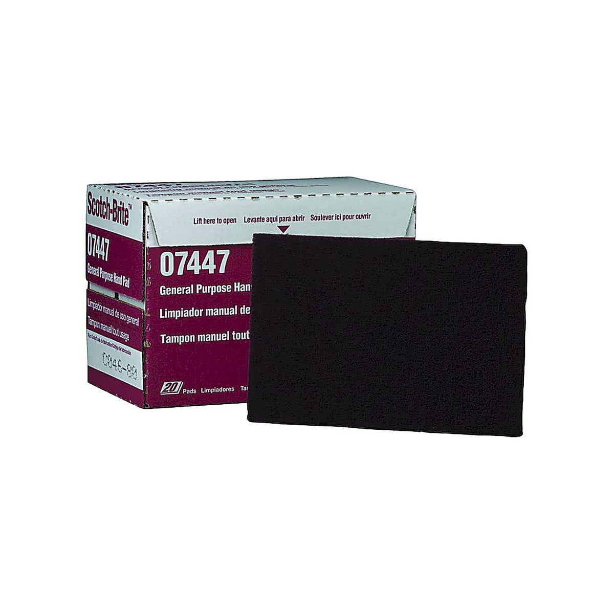 3M - 07447 - Scotch-Brite General Purpose Hand Pad - 20/box