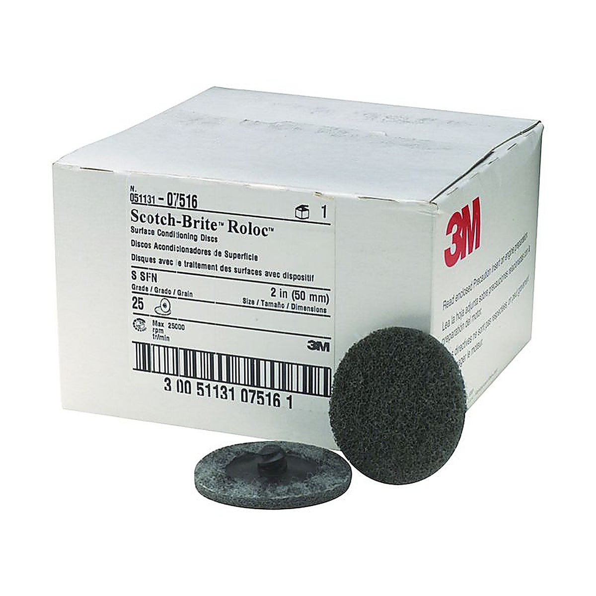 3M - 07516 - Scotch-Brite Roloc Surface Conditioning Disc, 2 in, Super Fine