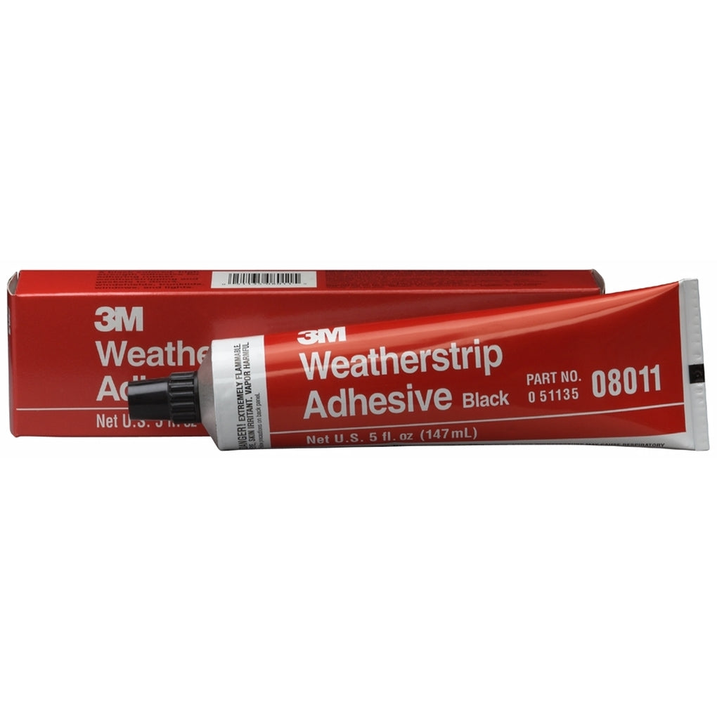 3M - 08011 - Black Weatherstrip Adhesive, 5 fl oz