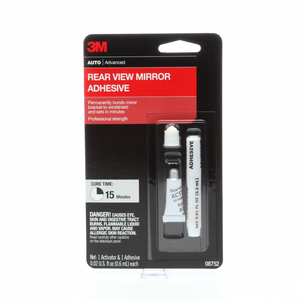 3M - 08752 - Rearview Mirror Adhesive, 0.02 fl oz