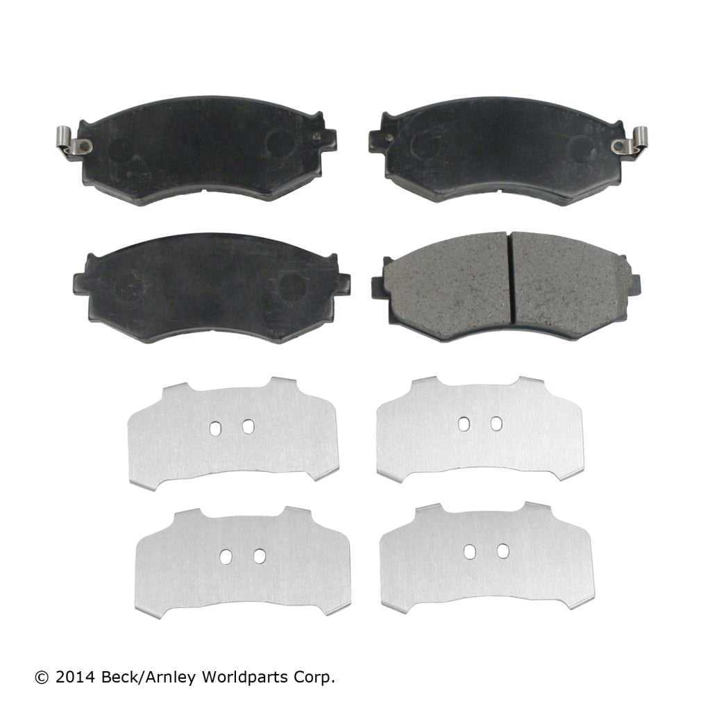 Beck Arnley - 089-1381 - OE Brake Pads