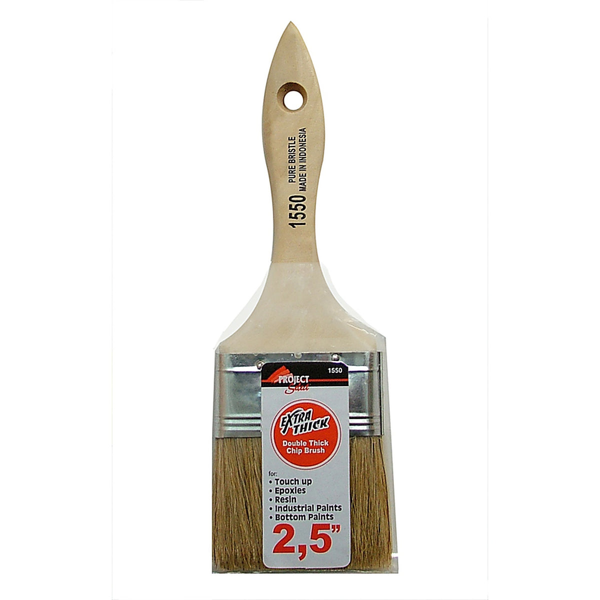 Linzer - 1550 0250 - Project Sales 2-1/2 in. Double Thick Flat Chip Brush