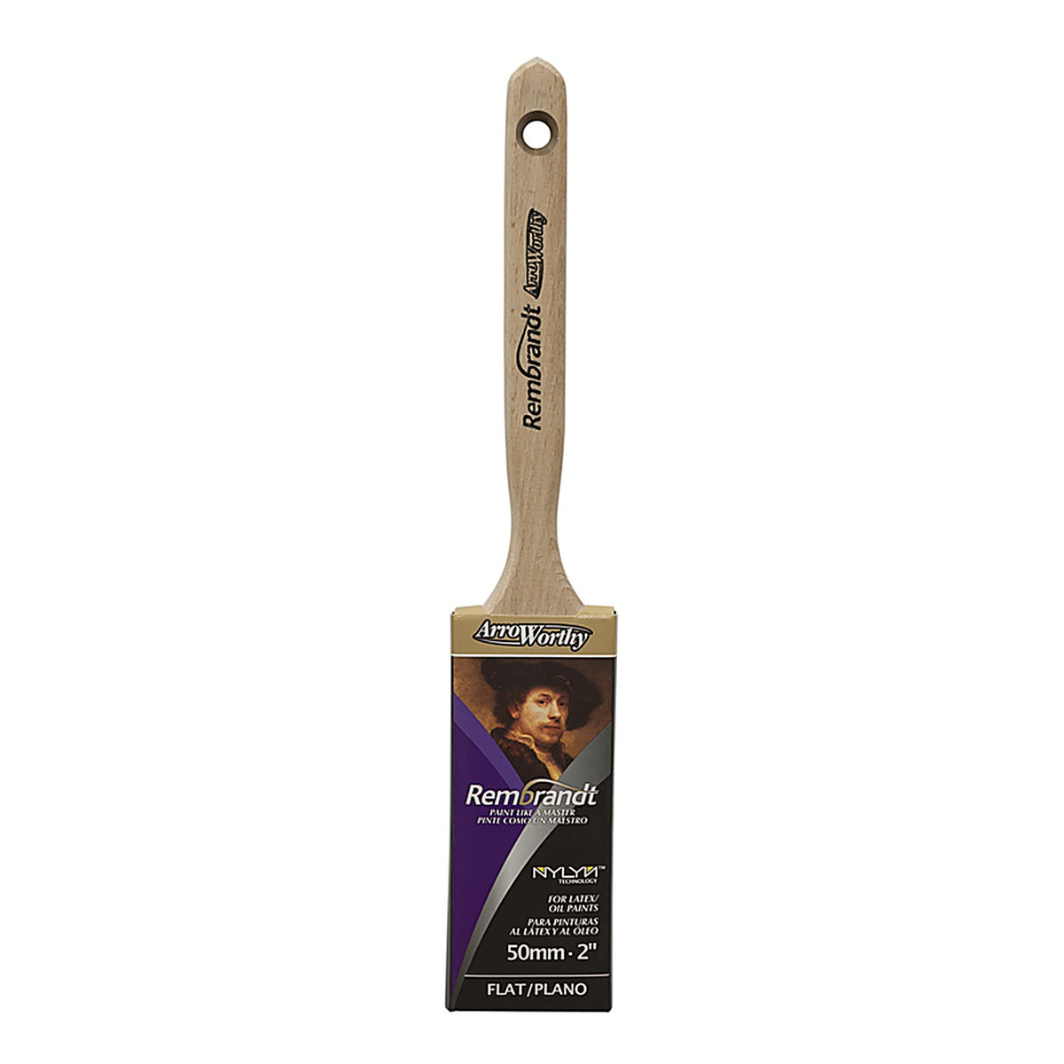 Arroworthy - 6410-2 - Rembrandt 2 in. W Medium Stiff Flat Paint Brush