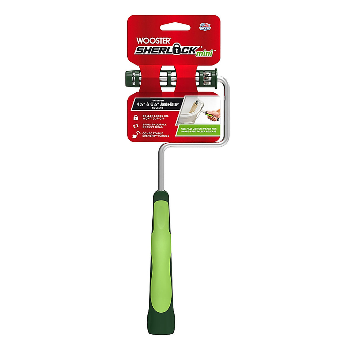 Wooster 4.5 in. W Cage Paint Roller Frame Threaded End - RR028 -