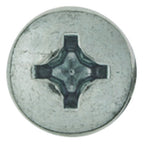 Disco|10026PK|1/4-20 x 1in Phillips Pan Head, Zinc Finish Machine Screws