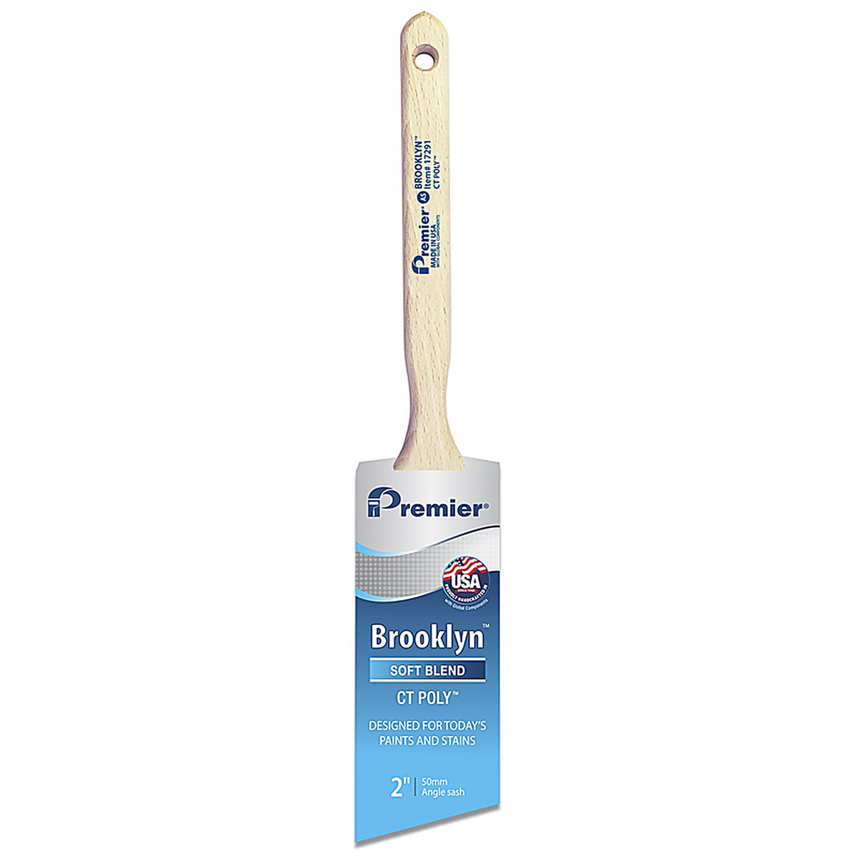 Premier - 17291 - Brooklyn 2 in. Soft Angle Paint Brush